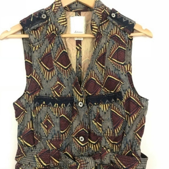 Anthropologie Elevenses Sleeveless Vest B32 - Picture 3 of 7